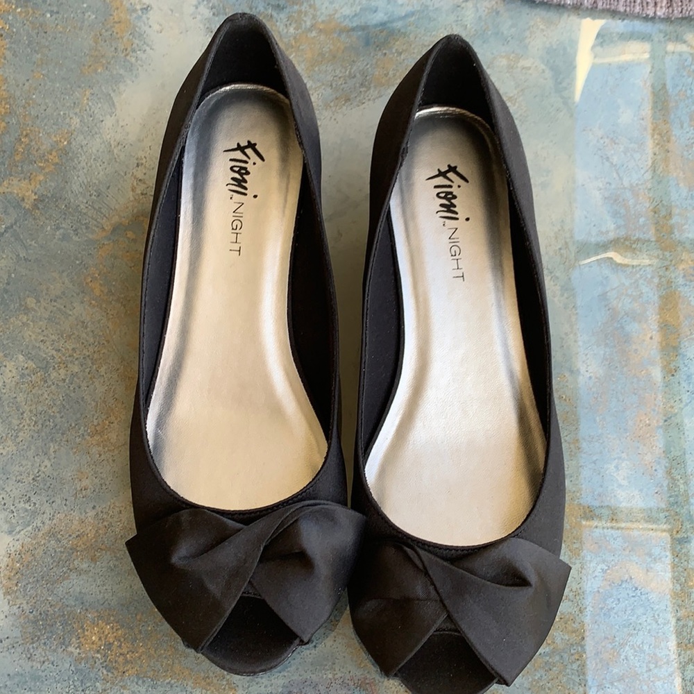 Black Fioni Night Dress shoes